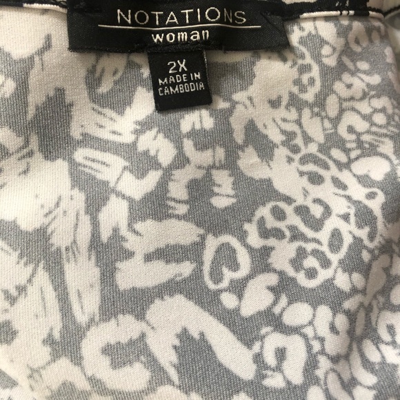 Notations Woman Travel Maxi Dress Spring Summer 2X - Picture 5 of 9